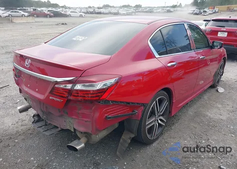 2016 Honda Accord Sport z USA, uszkodzony, nr VIN 1HGCR2F58GA245992